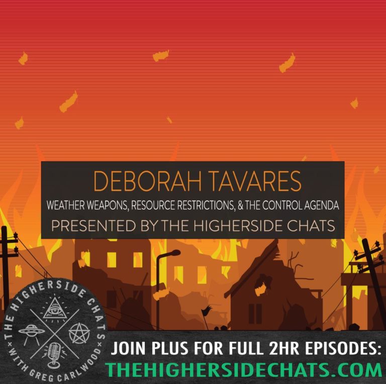 Deborah Tavares Weather Weapons Stop The Crime Interview on The Higherside Chats Podcast